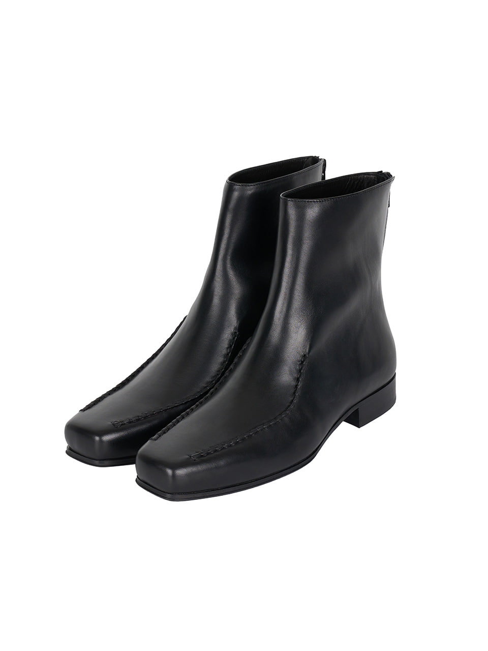 SEFR - LEATHER LUCKY ANKLE BOOTS (BLACK)