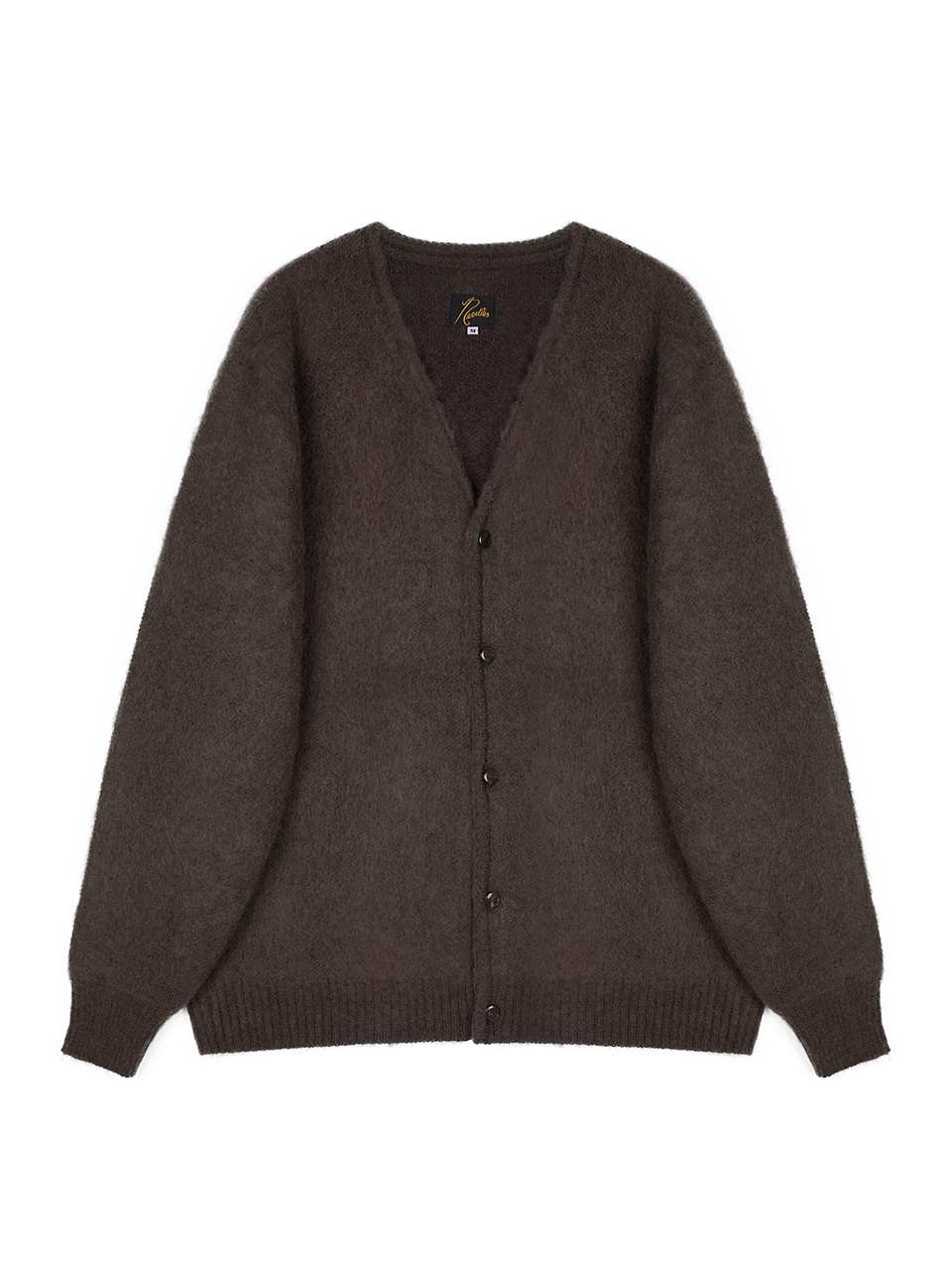 NEEDLES - MOHAIR CARDIGAN (SOLID CHARCOAL)