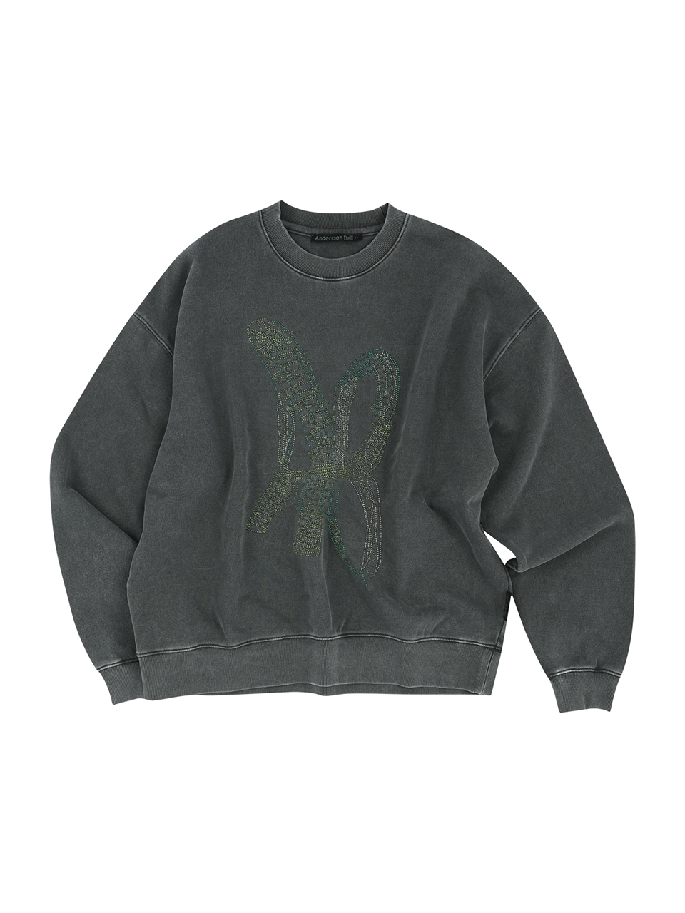 ANDERSSON BELL - UNISEX NEW AB LOGO EMBROIDERY SWEATSHIRT (CHARCOAL)