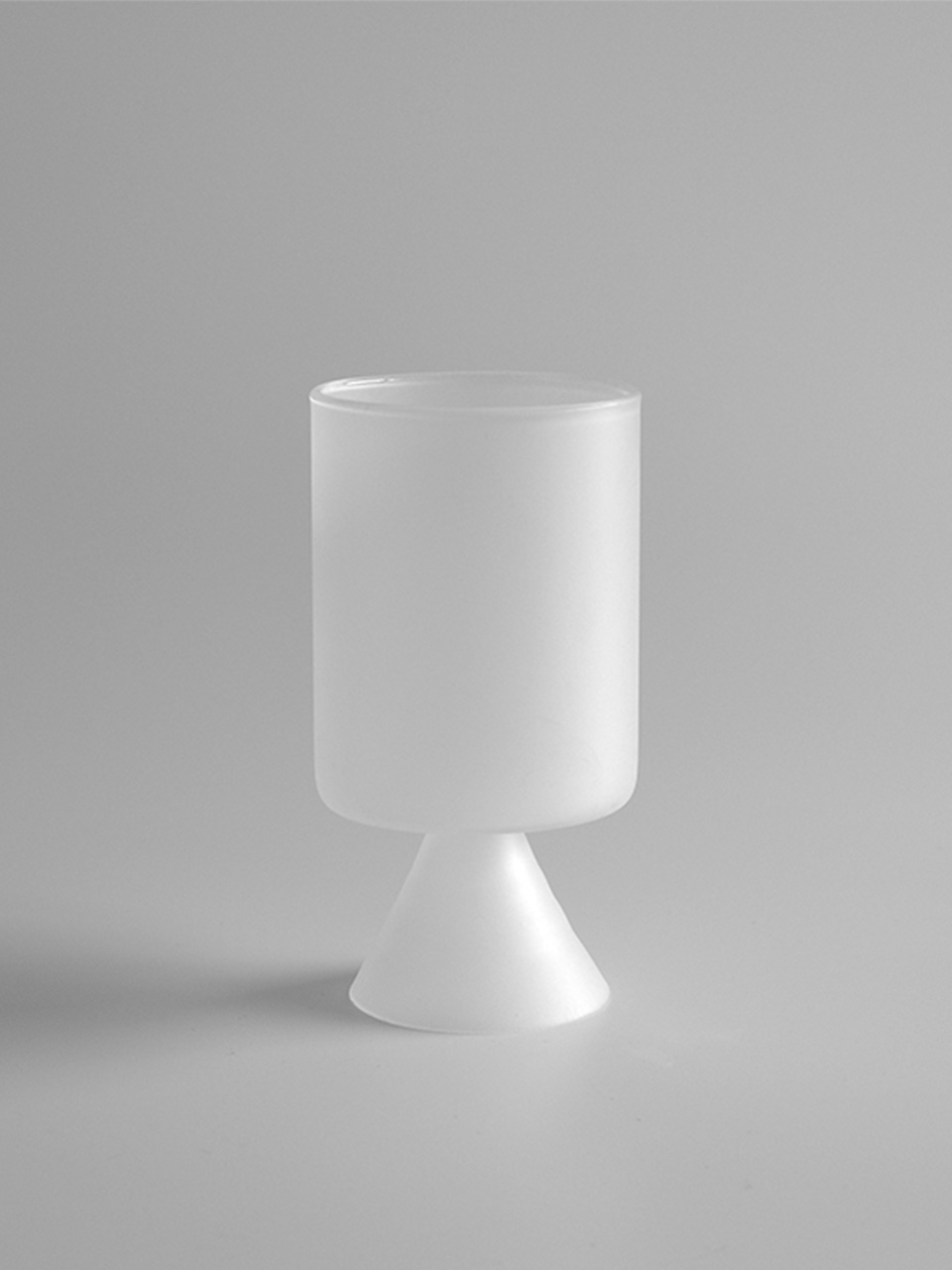 CLEAR B - GLASS CUP FROSTED