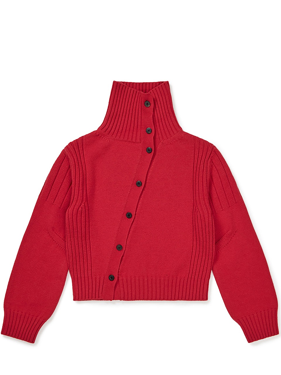 MMIC - CROOKED CARDIGAN  (RED)