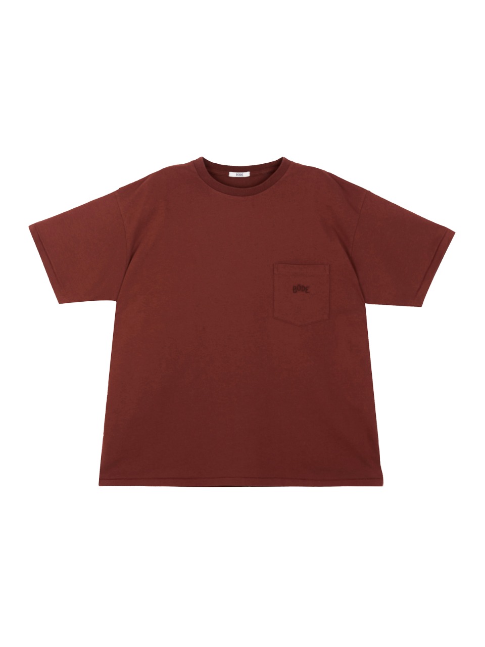 BODE - EMBROIDERED T-SHIRT (BROWN)