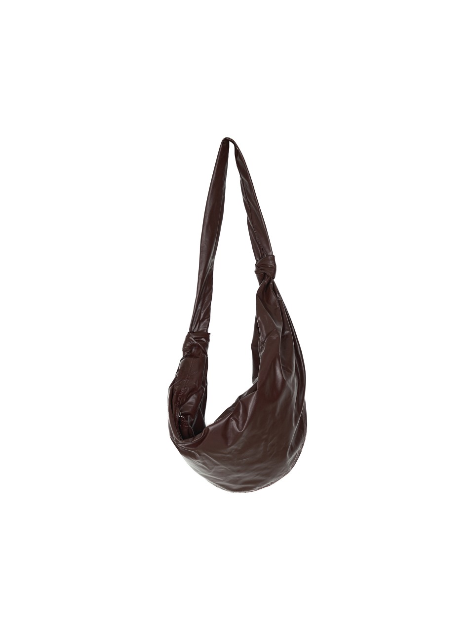 LEMAIRE - LARGE SOFT LIGHTWEIGHT CROISSANT BAG (ROASTED PECAN)