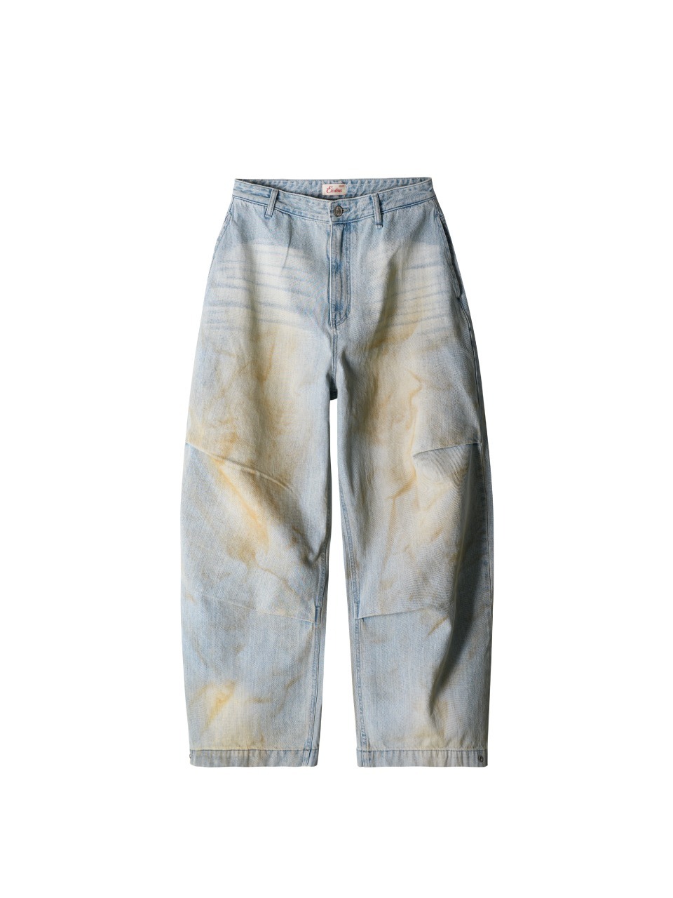 ETCE - OIL WASHED BAGGY JEAN (BLUE)
