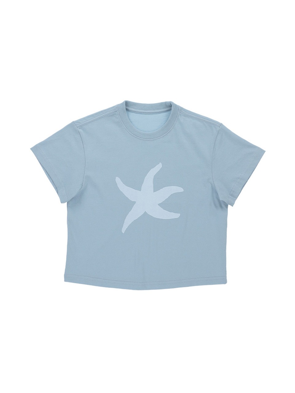 THECOLDESTMOMENT - TCM STARFISH LOGO CROP T (SKY BLUE)