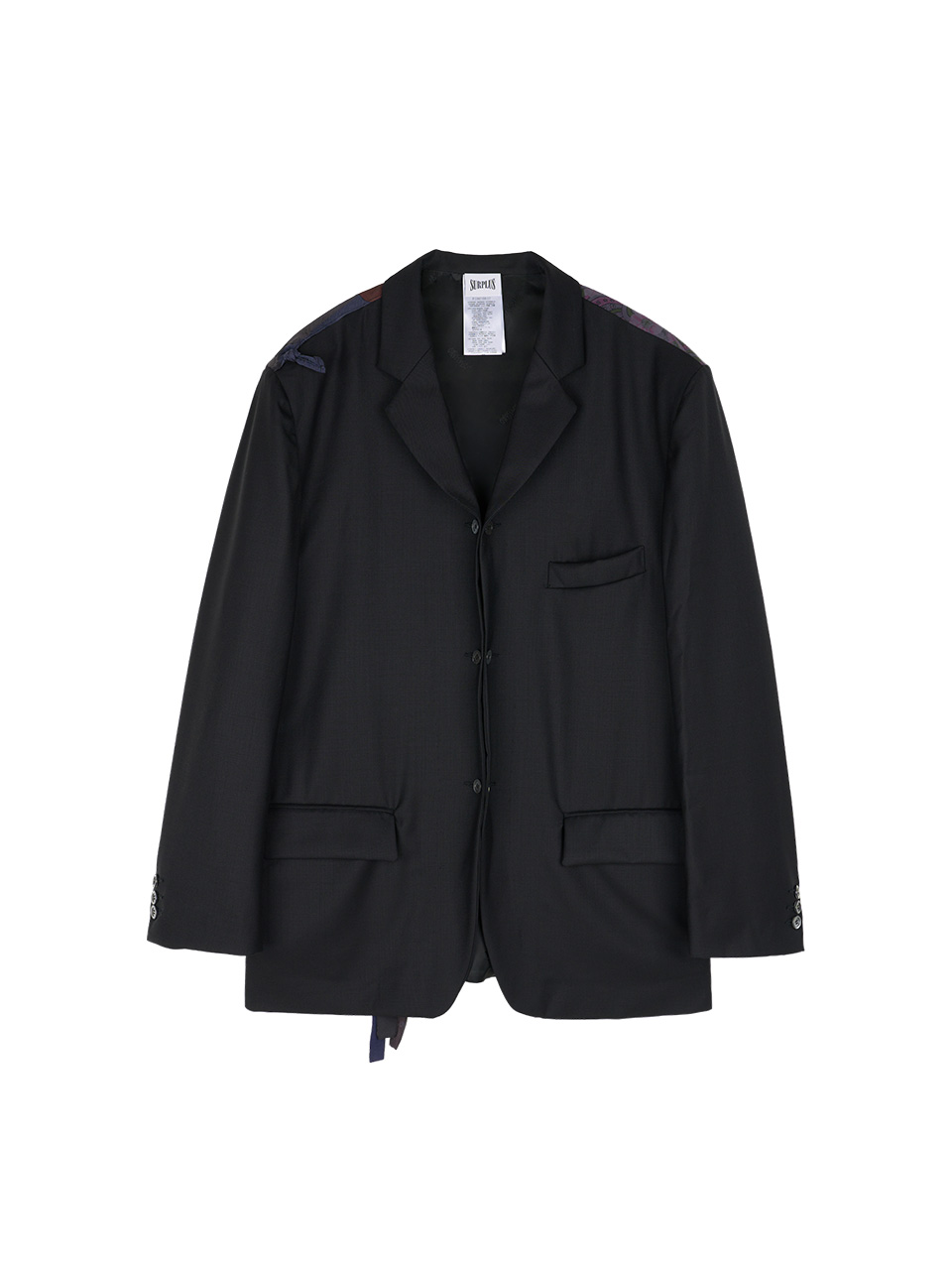 MAGLIANO - A DRUNK THREE BUTTONS JACKET (BLACK)