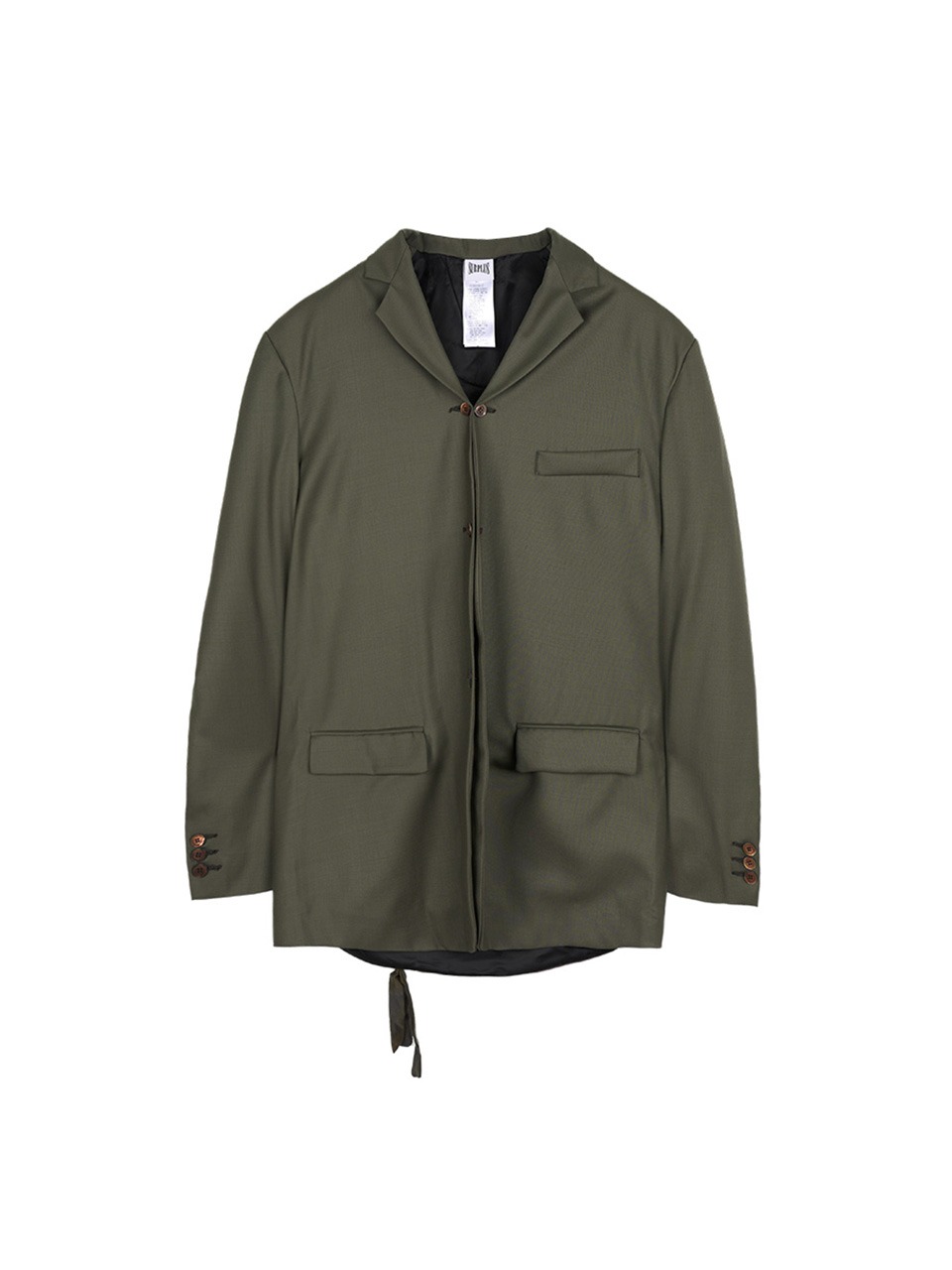 MAGLIANO - A DRUNK THREE BUTTONS JACKET (KHAKI BROWN)