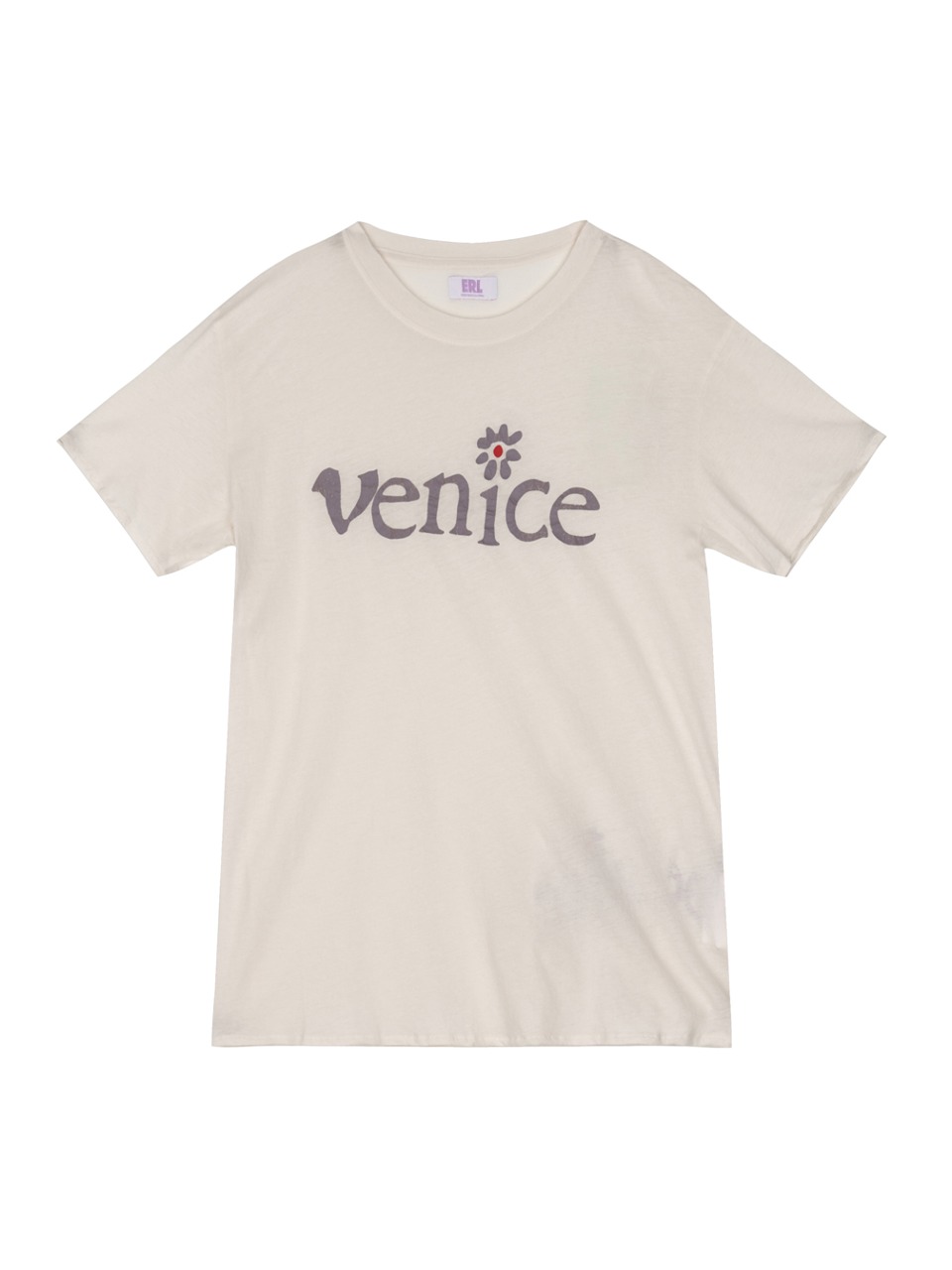 ERL - VENICE PRINTED COTTON T SHIRT (WHITE)