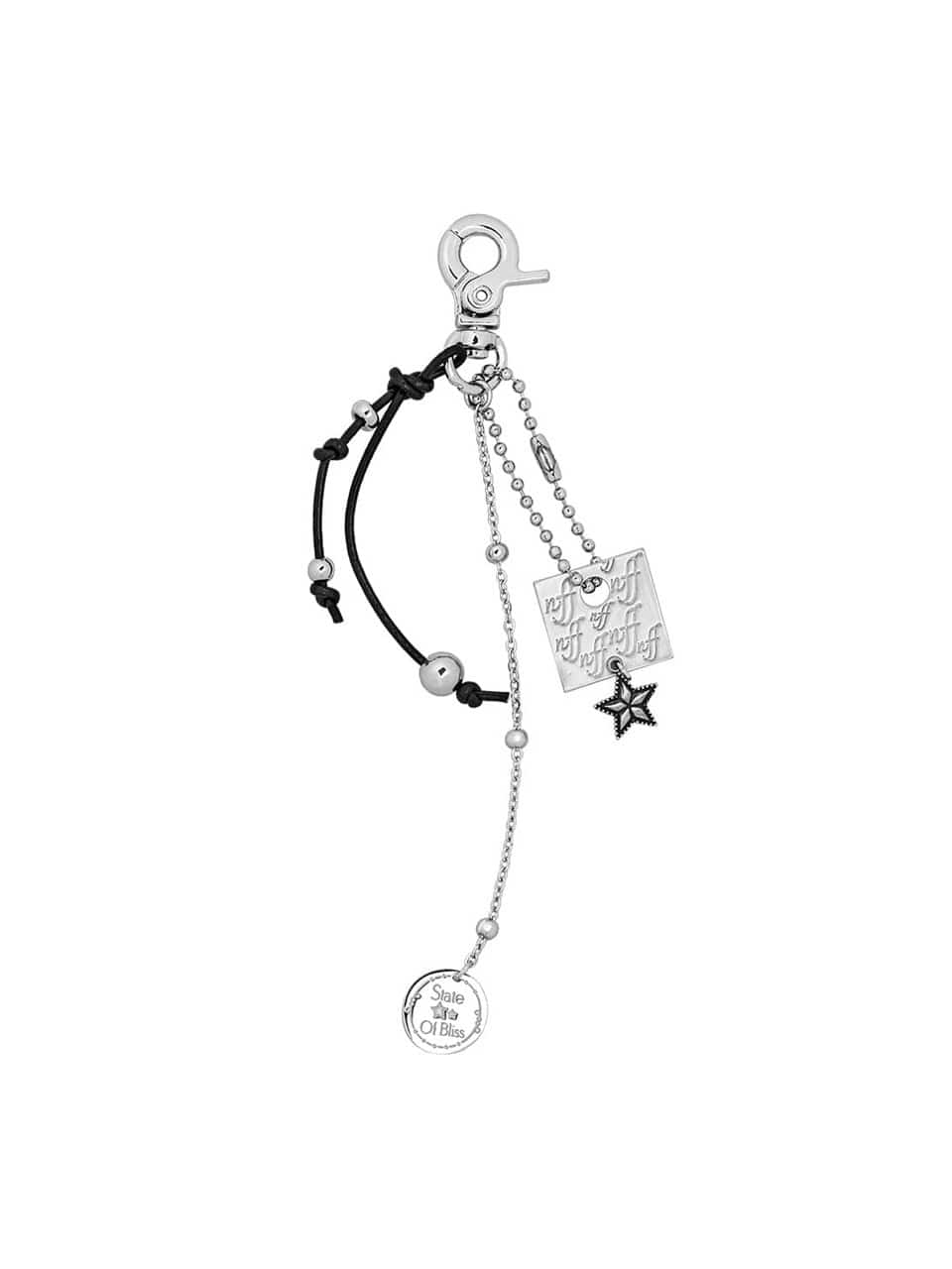 NFF - STATE OF BLISS KEY RING (BLACK)